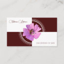 Recherche de fleurs rouges cartes visite Client(e)