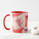 Recherche de valentine drôle tasses Rouge