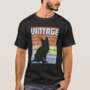 Recherche de rétro chemise tshirts Chat