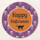 Recherche de chat halloween de dessous de verres Citrouilles