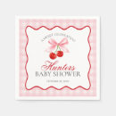 Recherche de cerises serviettes Future maman