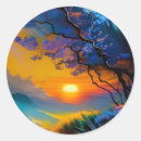 Recherche de lever soleil autocollants Violet