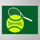 Recherche de balle de tennis posters Raquette