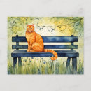 Recherche de banc de parc cartes postales Paisible