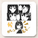 Recherche de manga dessous de verres Fille