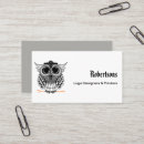Recherche de oiseau noir cartes visite Minimaliste