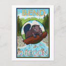Recherche de castors cartes postales Oregon