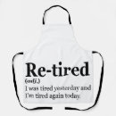 Recherche de retirement tabliers Retraité