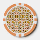 Recherche de feuille jetons poker Motif