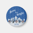 Recherche de bonhommes de neige magnets Décoration