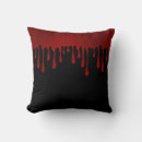 Recherche de sang rouge coussins Vampire
