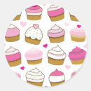 Recherche de kawaii cupcakes autocollants Rose