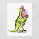 Recherche de oeufs de dinosaure cartes postales Amusant
