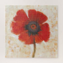 Recherche de pavot rouge puzzles Botanique