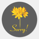 Recherche de pardon autocollants Jaune