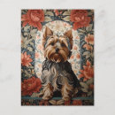 Recherche de yorkshire terrier chien cartes postales Floral
