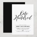 Recherche de centenaire anniversaire invitations Simple