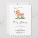 Recherche de douche de bébé de poussette invitations Baby