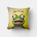 Recherche de grenouilles drôles coussins Animaux