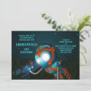 Recherche de science fiction invitations Bleu