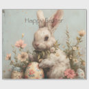Recherche de pâques papier cadeau Lapin