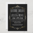 Recherche de style des années 1920 invitations Rétro