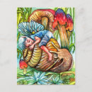 Recherche de escargot bleu cartes postales Feuille
