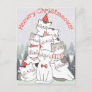 Recherche de christmas cat cartes postales Chats