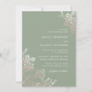 Recherche de sage mariage invitations Vintage