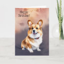 Recherche de corgi anniversaire cartes Heureux