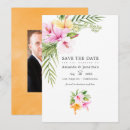 Recherche de tropical save the dates Floral