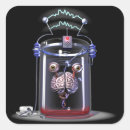 Recherche de cerveaux autocollants Mental