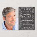 Recherche de blackboard invitations À la fête d'anniversaire