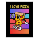 Recherche de pizza drôle posters Conception