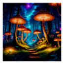Recherche de champignon magique posters Imaginaire