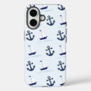 Recherche de bateau à voile iphone coques Bleu