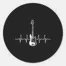 Recherche de joueur de guitare autocollants Instrument