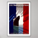 Recherche de transatlantique posters Vintage