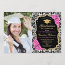 Recherche de damassé 13x18 invitations Noir blanc damassé