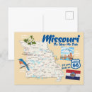 Recherche de drapeau du missouri cartes postales États unis