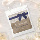 Recherche de mariage sachets papier Bleu marine