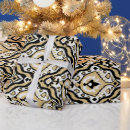 Recherche de ikat papier cadeau Noir