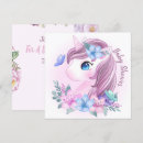 Recherche de unicorn baby shower invitations Kawaii