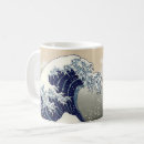 Recherche de grande vague tasses Katsushika hokusai