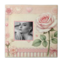 Recherche de coeur floral carreaux Vintage