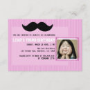 Recherche de moustache anniversaire invitations Enfants