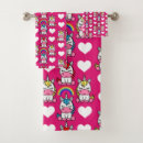 Recherche de licorne arc en ciel bain serviettes Jeune fille