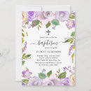 Recherche de lilas baptême invitations Aquarelle