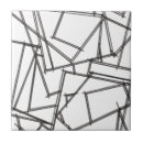 Recherche de dessins géométriques décorations maison accessoires Noir et blanc