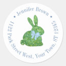 Recherche de lapin en bois autocollants Future maman